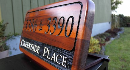 Home address sign