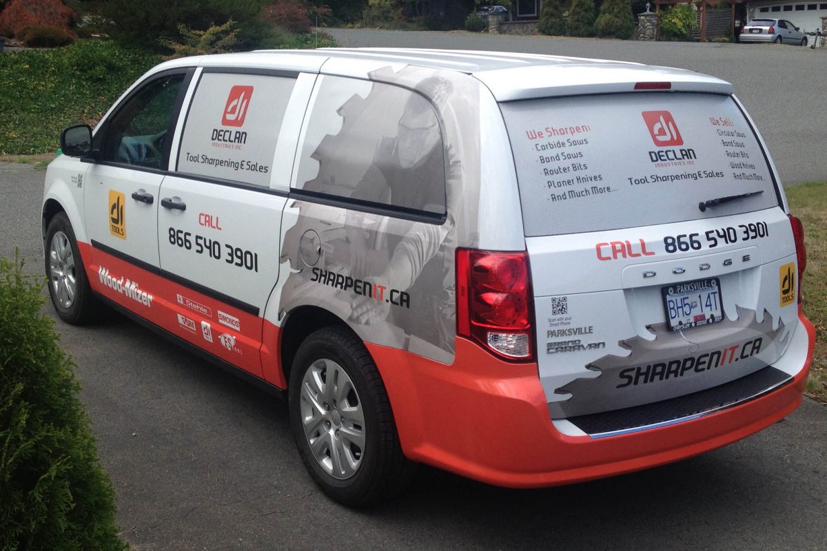 Declan Industries Caravan Partial Vehicle Wrap 1