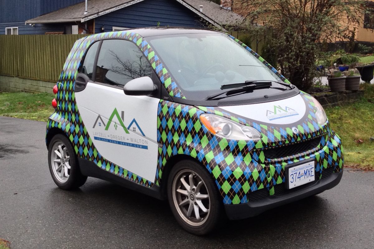 LDW Smart Car Vehicle Wrap
