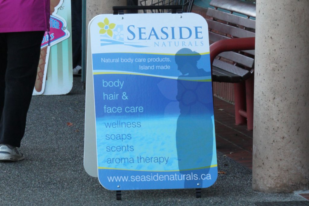 Seaside Naturals Wood Sandwich Board