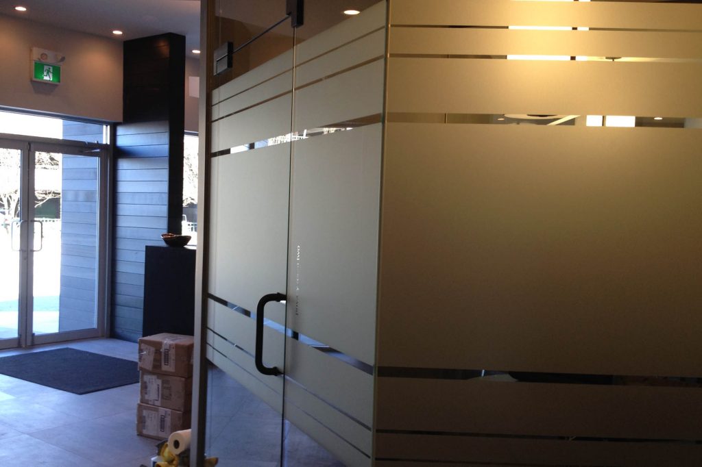 Accountant Office Privacy Window Etch Film 2