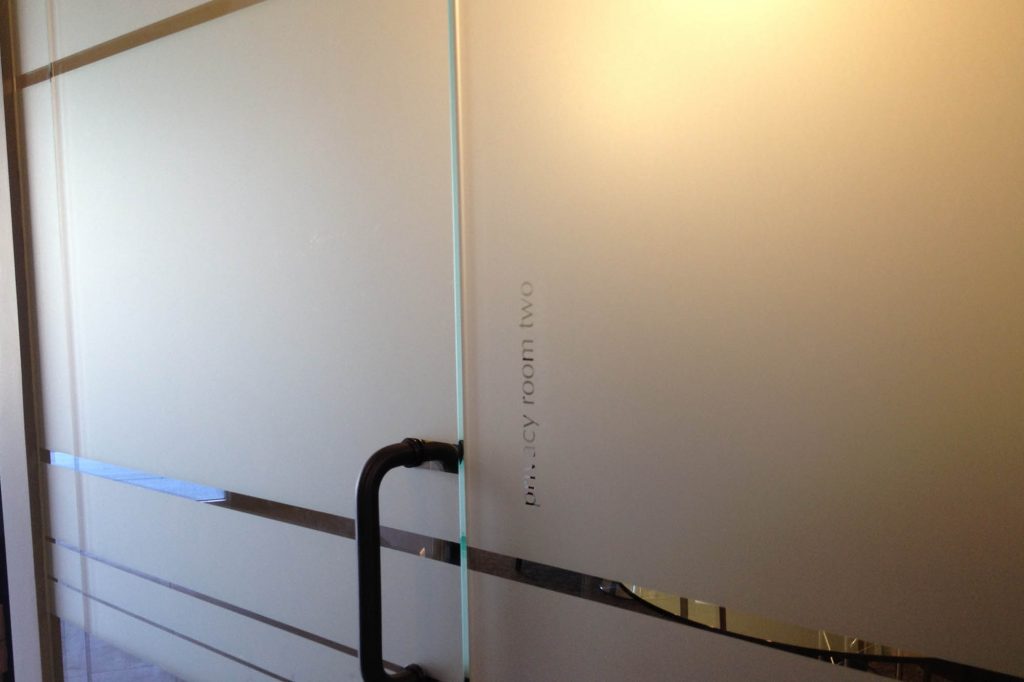 Accountant Office Privacy Window Etch Film 3