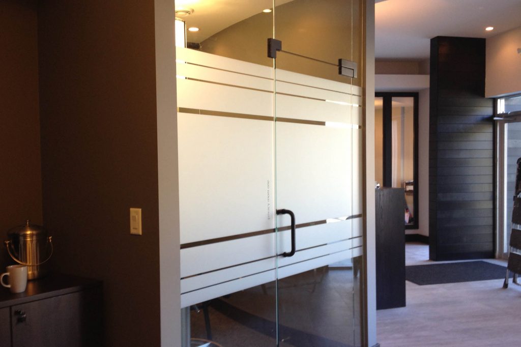 Accountant Office Privacy Window Etch Film 5