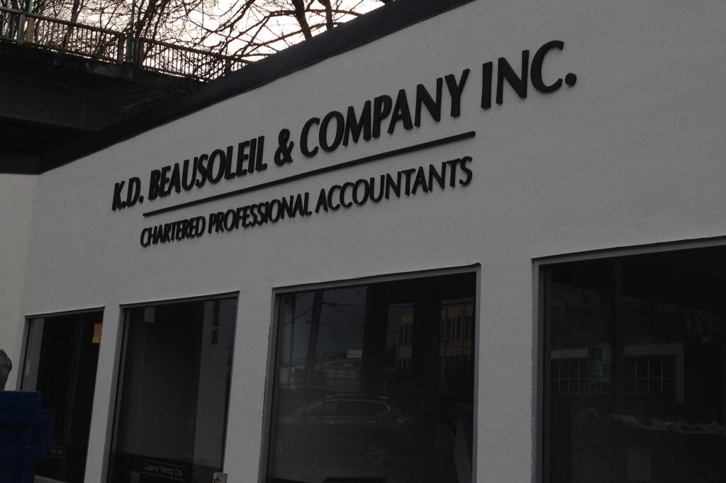 Accountants Dimensional Foam Sign 1