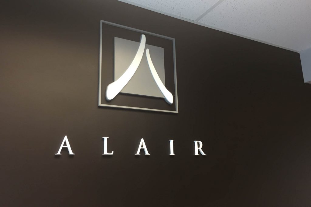 Alair Homes Dimensional PVC Sign 3