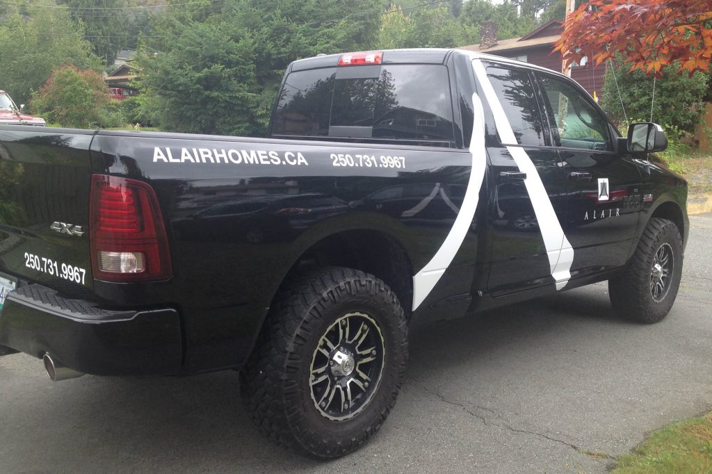 Alair Homes Dodge 1500 c Vehicle Decals