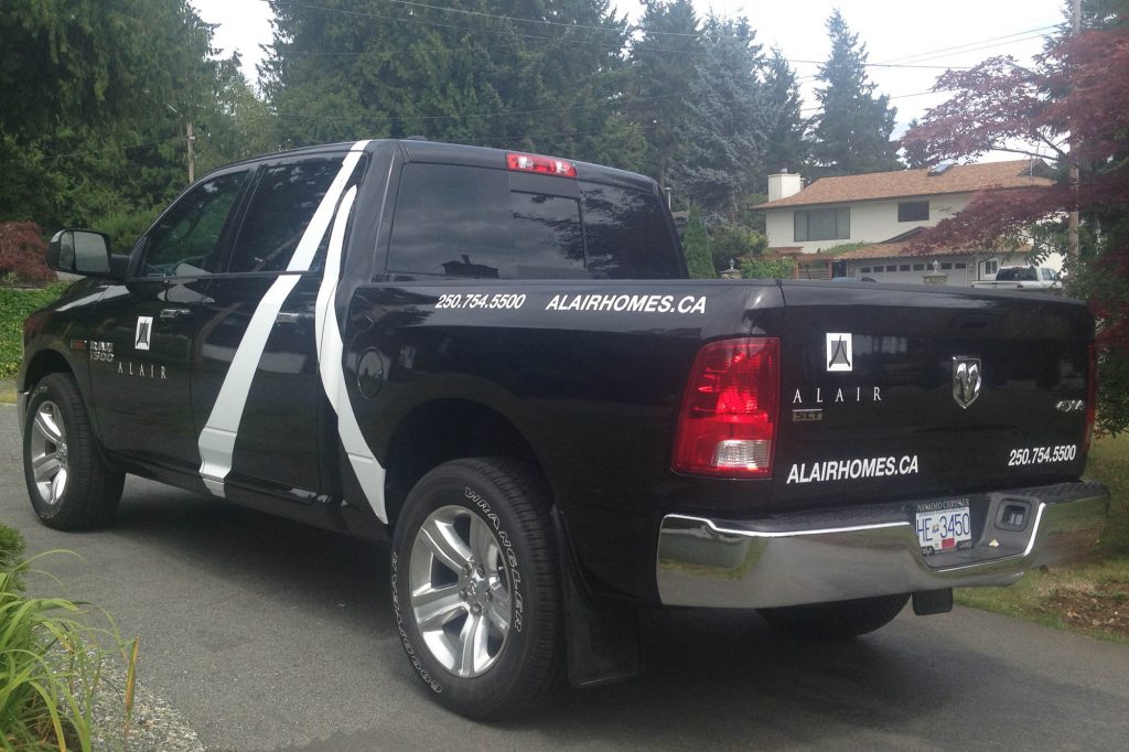 Alair Homes Dodge 1500 d Vehicle Decals