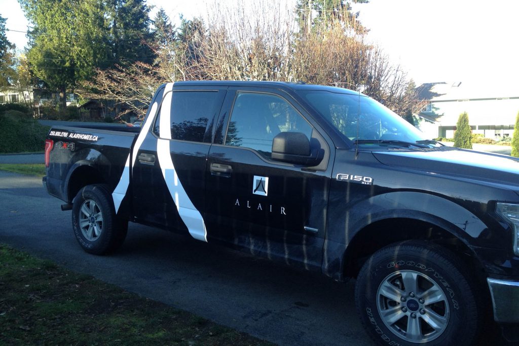 Alair Homes Ford F150 Vehicle Decals