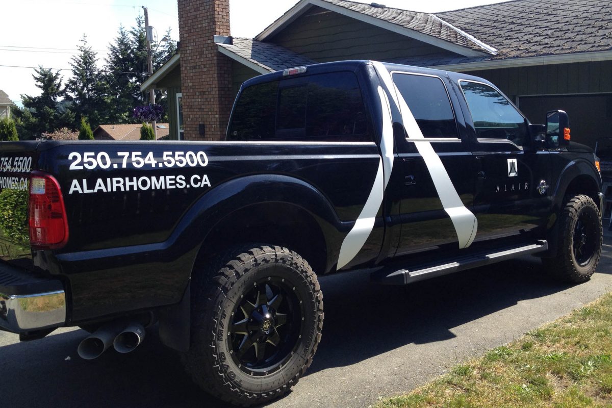 Alair Homes Ford F350 Vehicle Decals