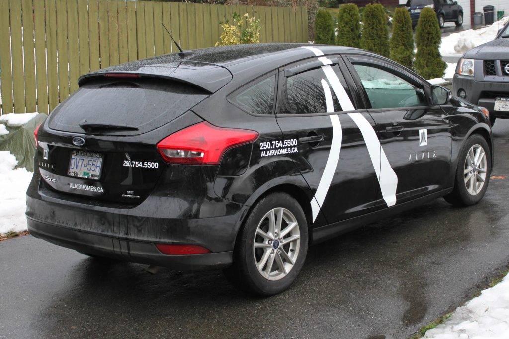 Alair Homes Ford Focus Vehicle Decals