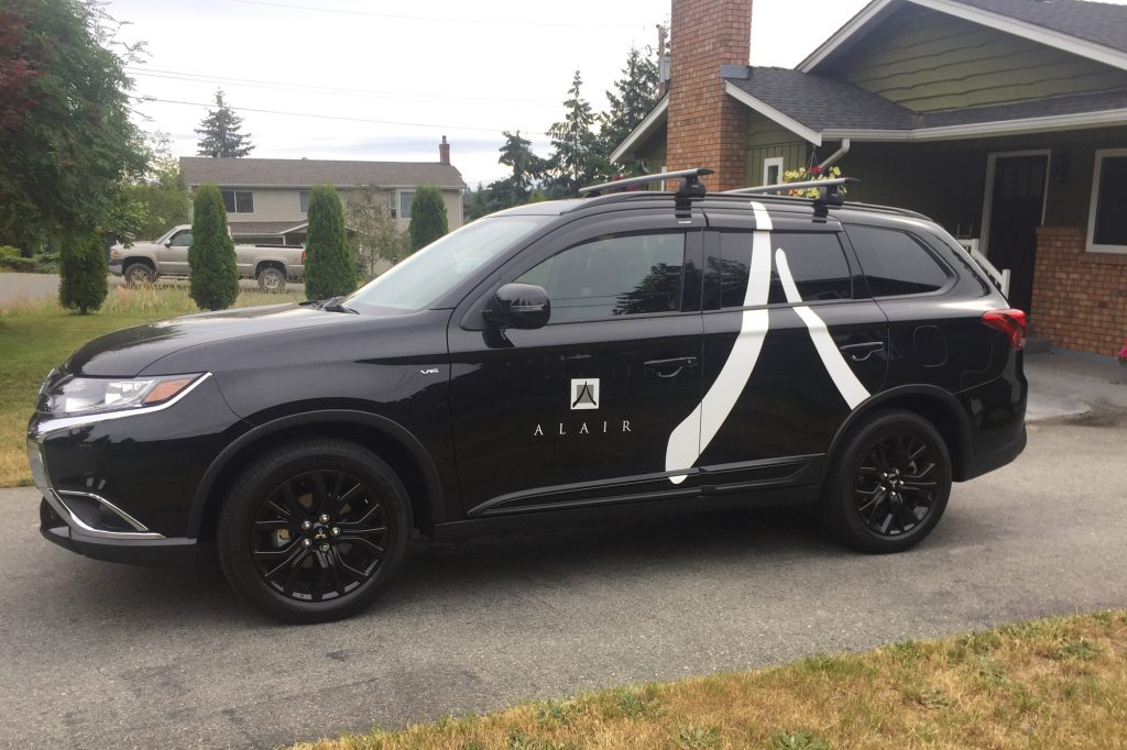 Alair Homes Mitsubishi SUV Vehicle Decals