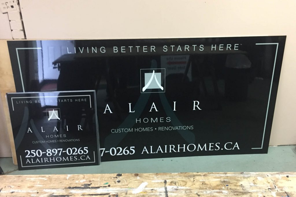 Alair Homes Reflective Solid Aluminium Sign 2