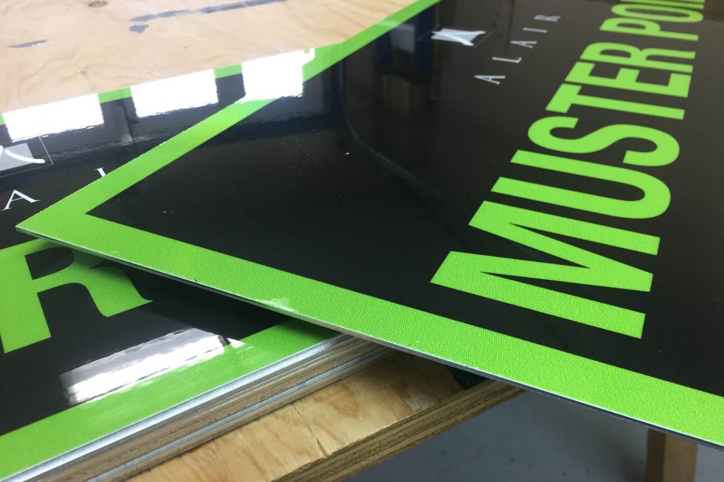 Alair Homes Reflective Solid Aluminium Sign 6