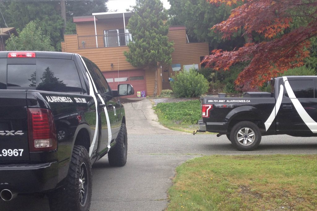 Alair Homes Two Trucks Vehicle Decals