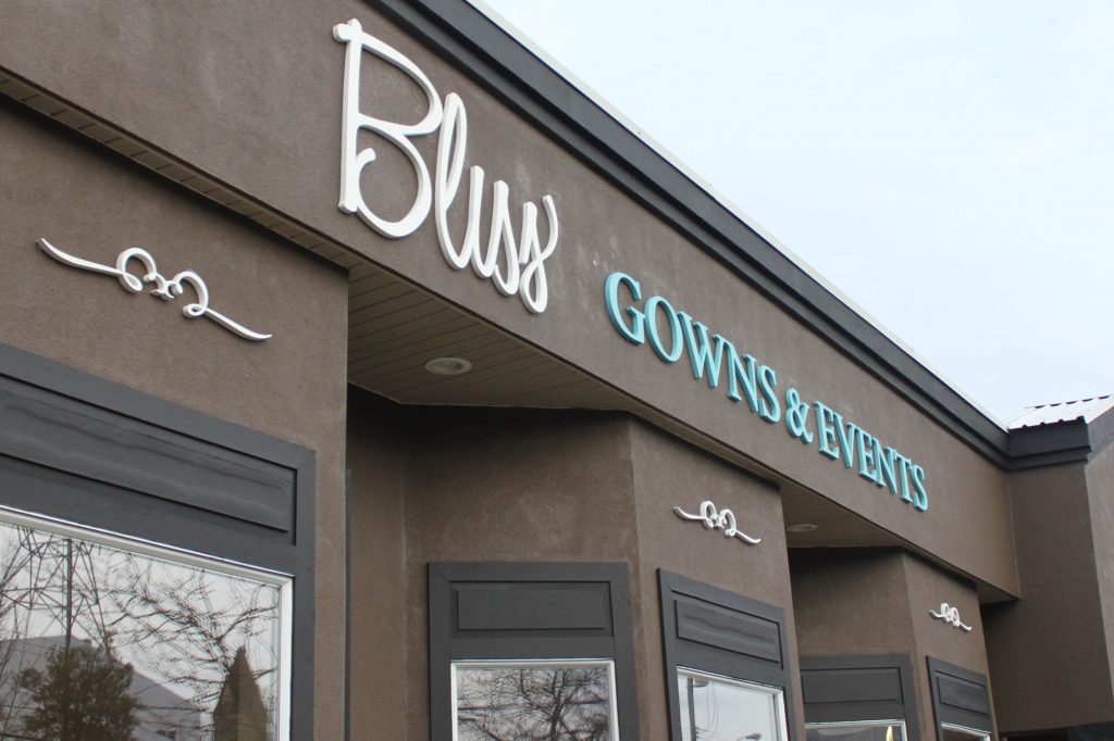 Bliss Gowns Dimensional Foam Sign