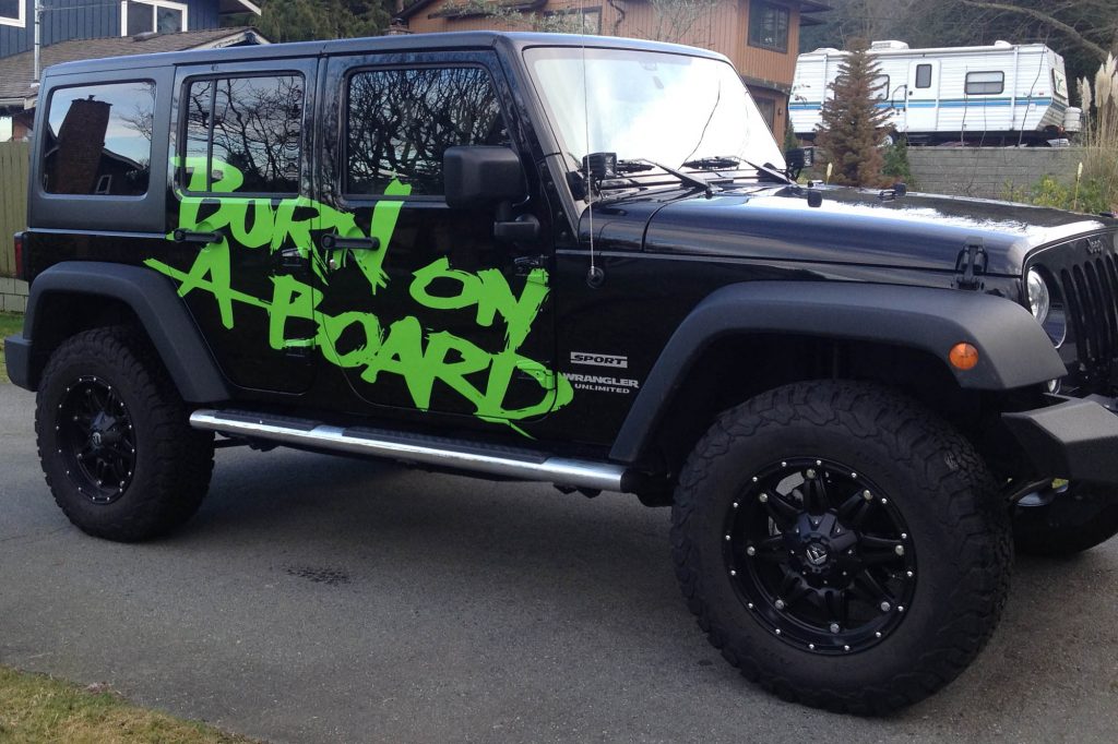 Born on a Board Cut Vinyl Vehicle Decals