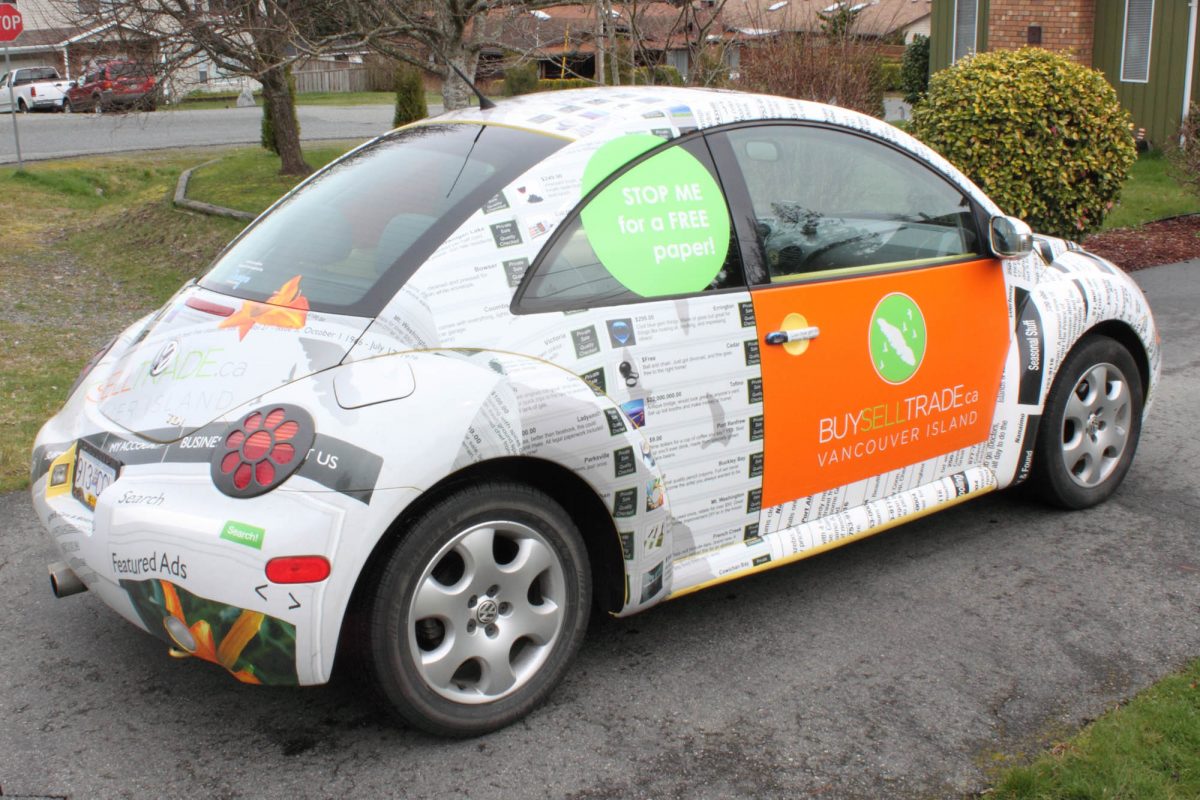 Buy Sell Trade VW Beetle Vehicle Wrap 1