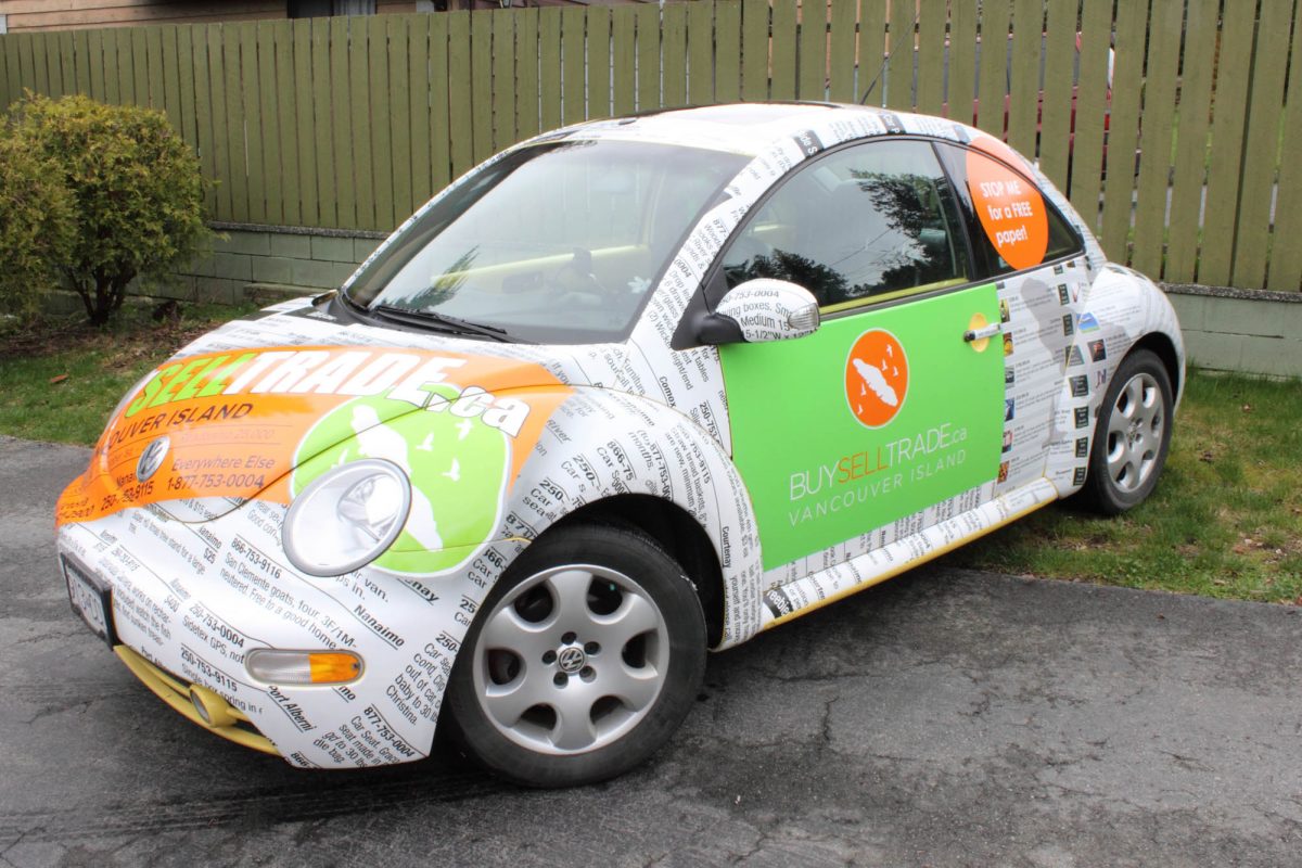 Buy Sell Trade VW Beetle Vehicle Wrap 3