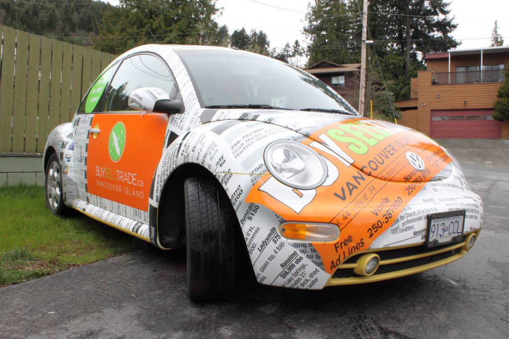 Buy Sell Trade VW Beetle Vehicle Wrap 4