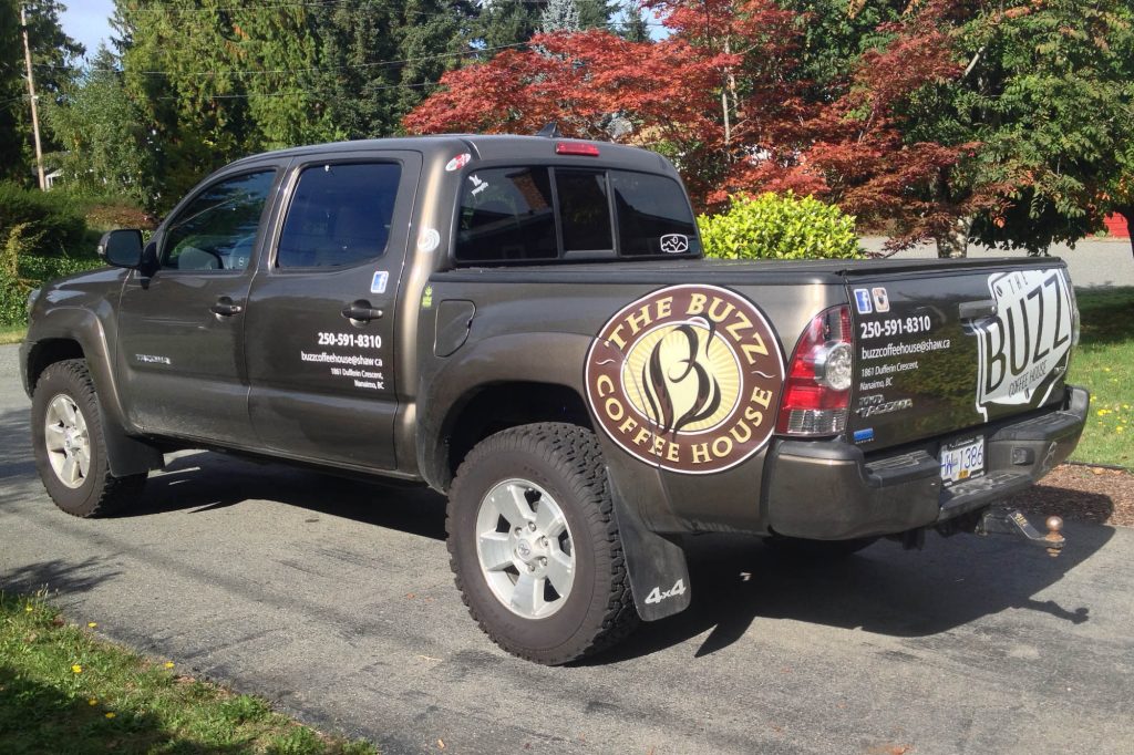 Buzz Coffee Print and Cut Vehicle Decals