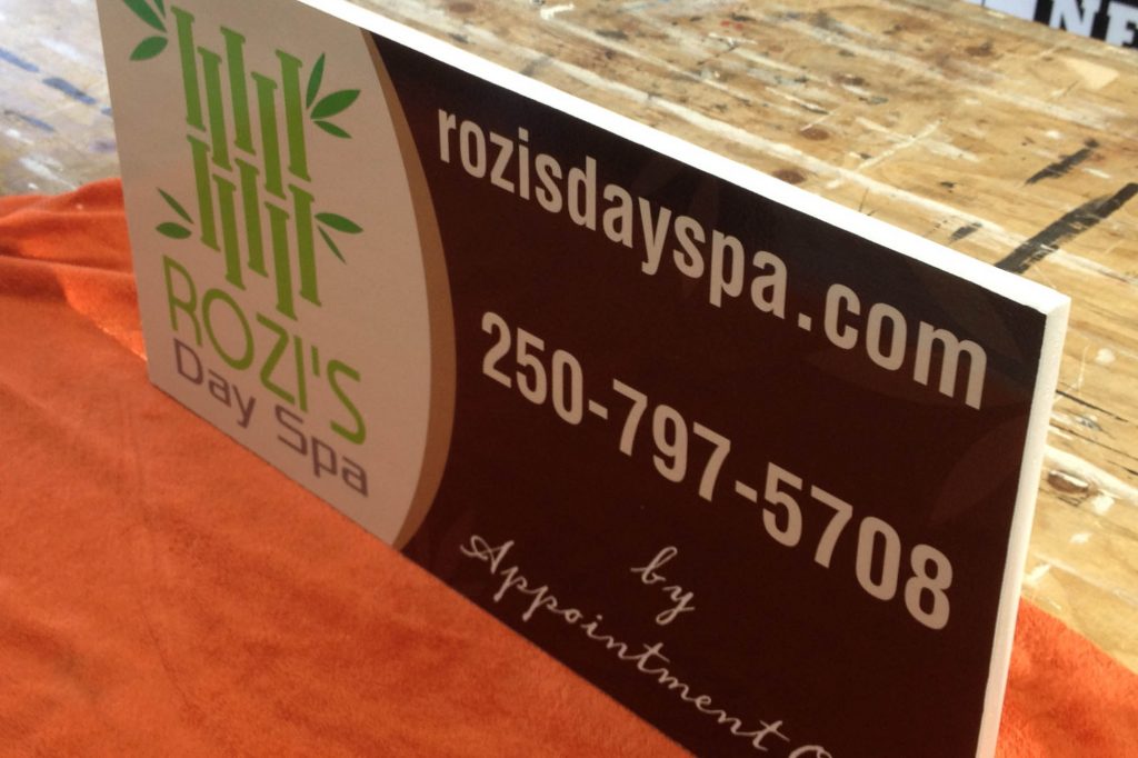 Day Spa Home Business Sign