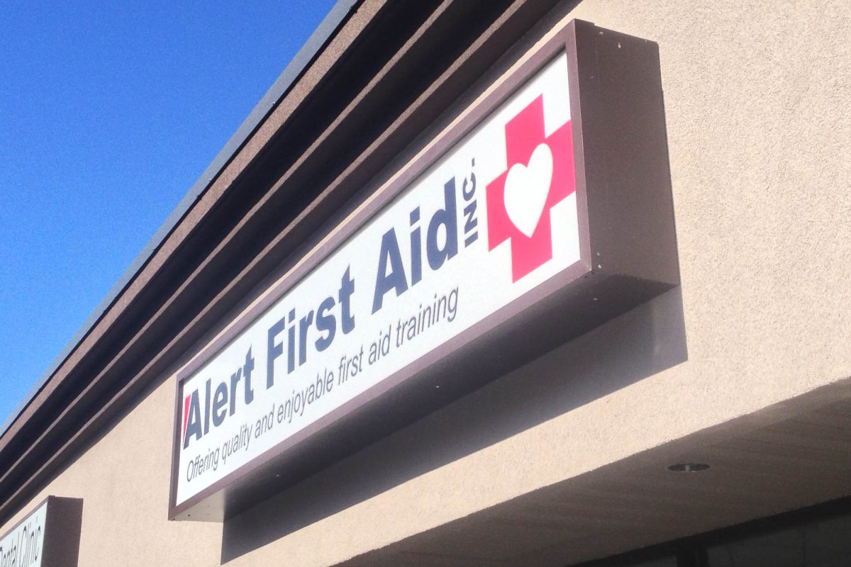 First Aid Back Lit Sign