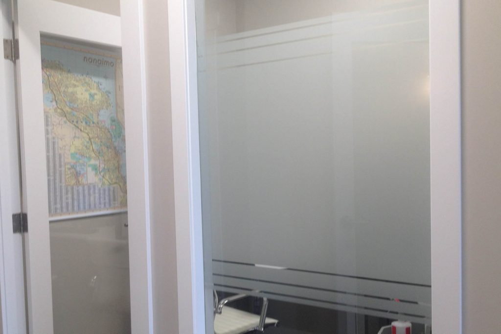 Interior Office Window Etch Film