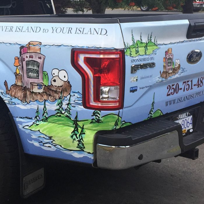 Island Supply Partial Vehicle Wrap 2