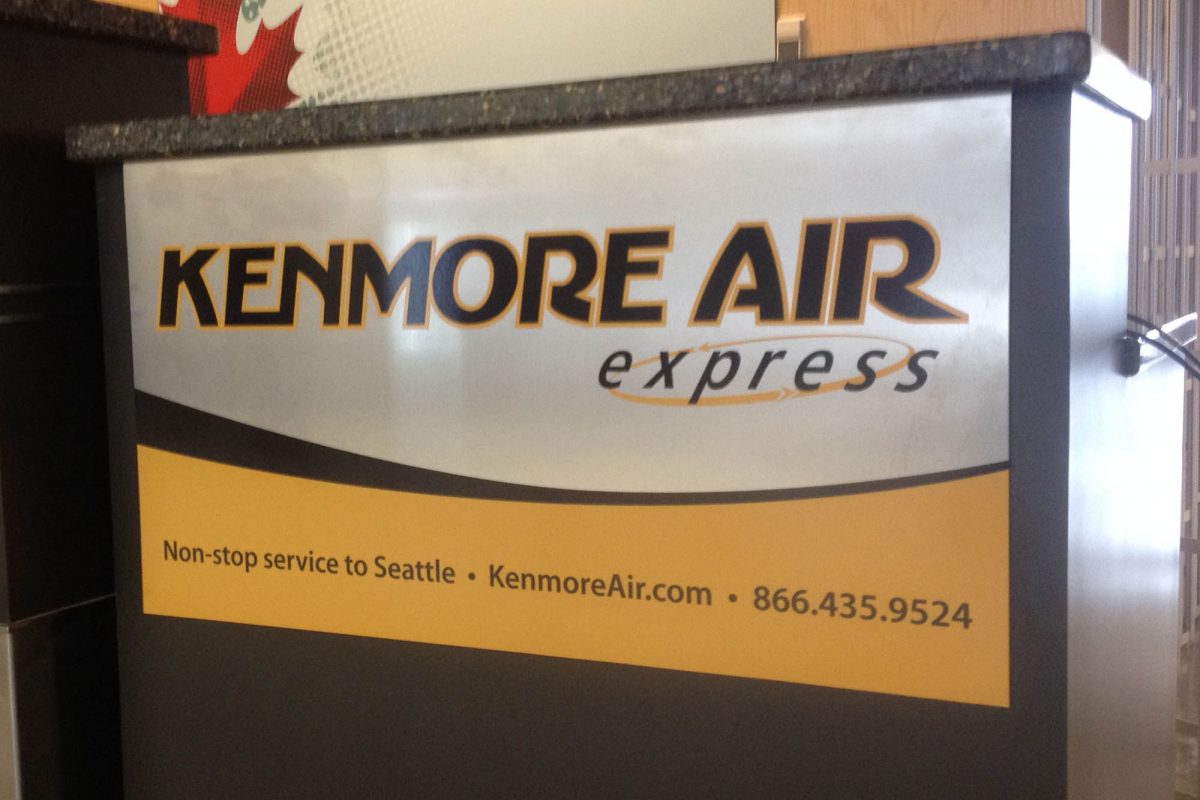 Kenmore Airline Solid Aluminium Sign