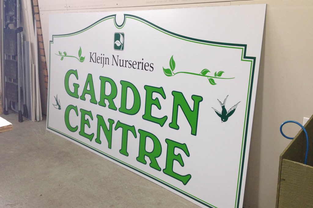 Kleijn Nurseries Aluminium Panel Sign