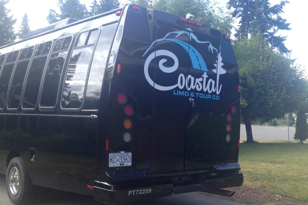 Limo Bus Cut Vinyl Vehicle Decals