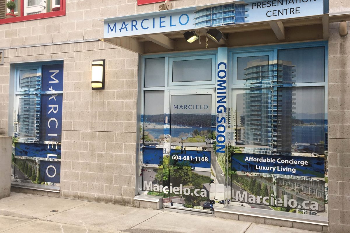 Marcielo Sales Office Perforated Window Film 1