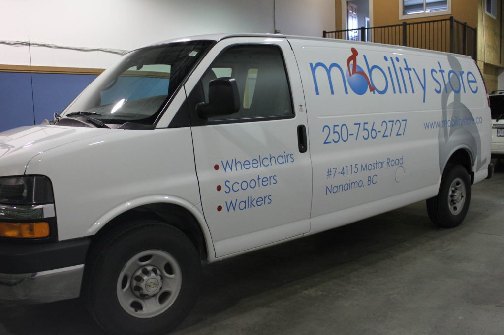 Mobility Store Print and Cut Vehicle Decals