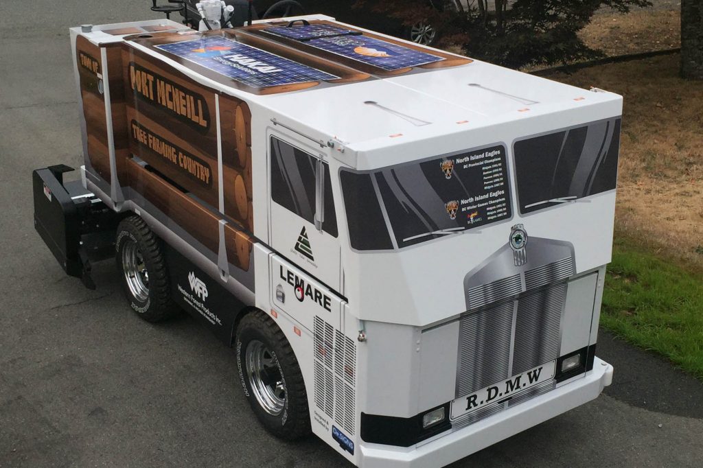 Port McNiell Zamboni Vehicle Wrap 5