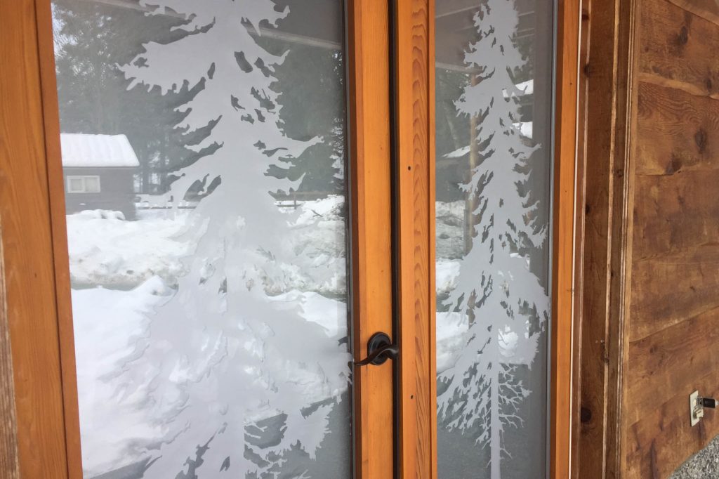 Residential Privacy Window Etch Film