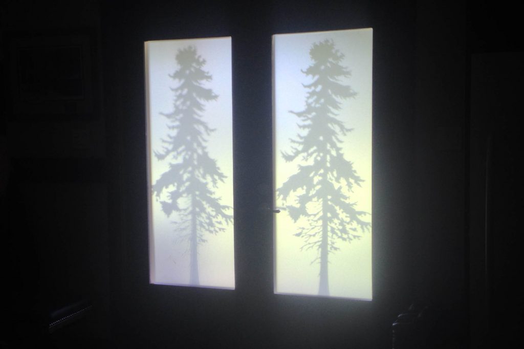 Residential Privacy Window Etch Film Interior