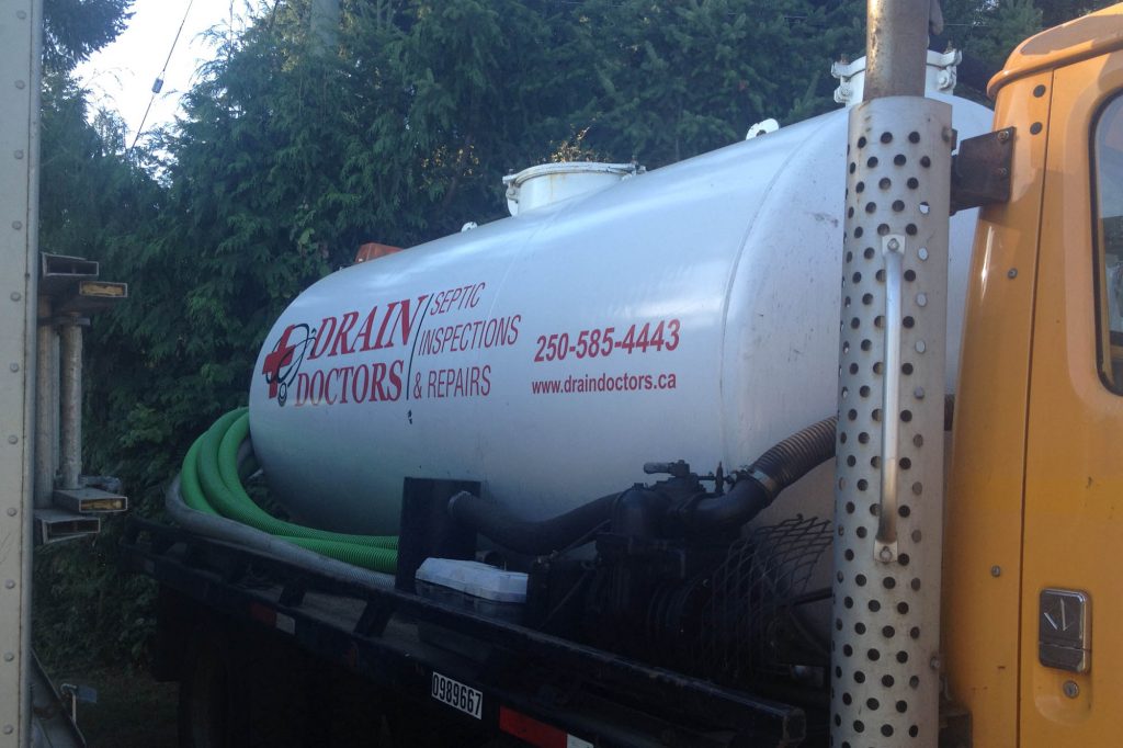 Septic Truck Cut Vinyl Vehicle Decals