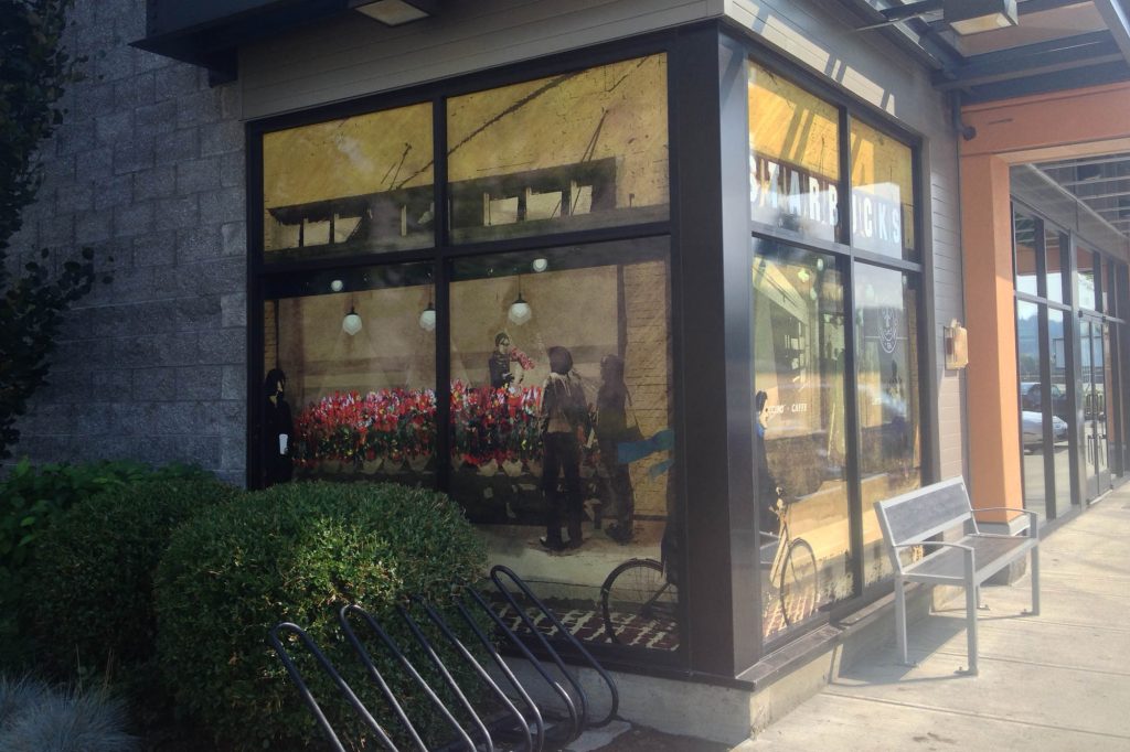 Starbucks Window Decals 2