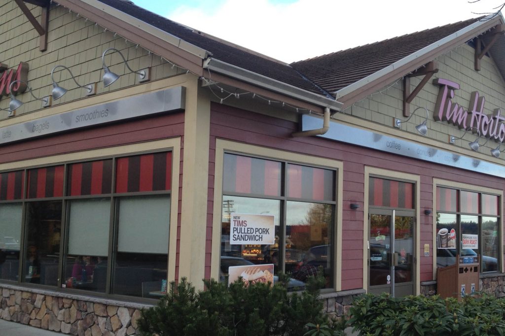 Tim Hortons Ladysmith Perforated Window Film Highlights 2