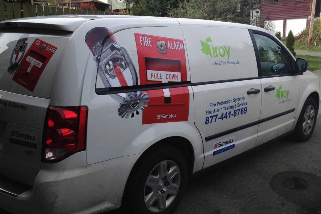 Troy Fire Print and Cut Vehicle Decals