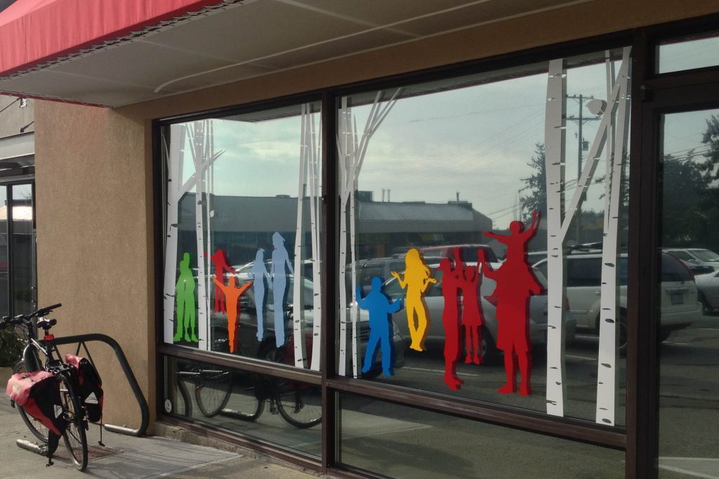 VIHA Family Clinic Window Decals