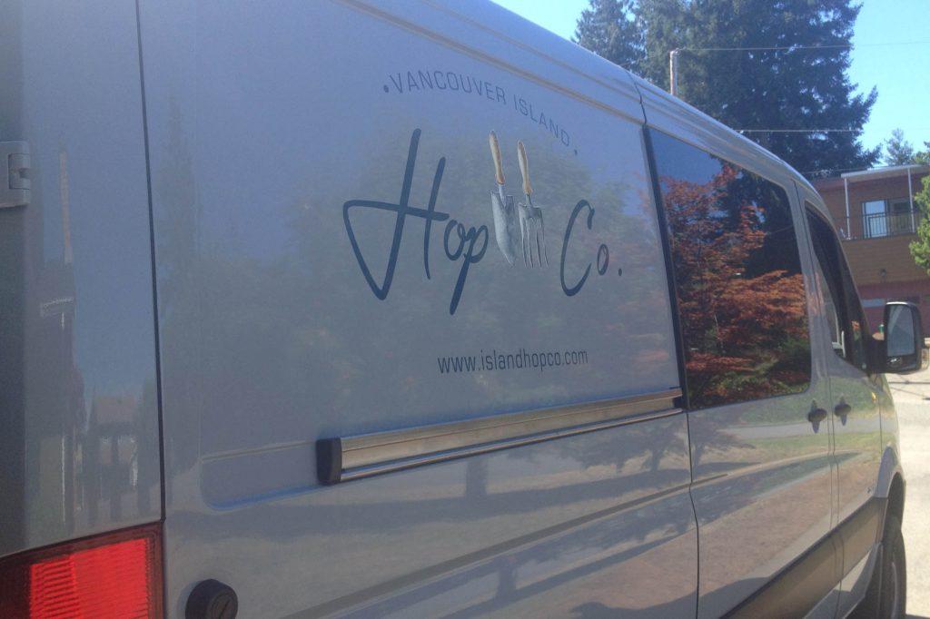 Van Isle Hop Co Print and Cut Vehicle Decals