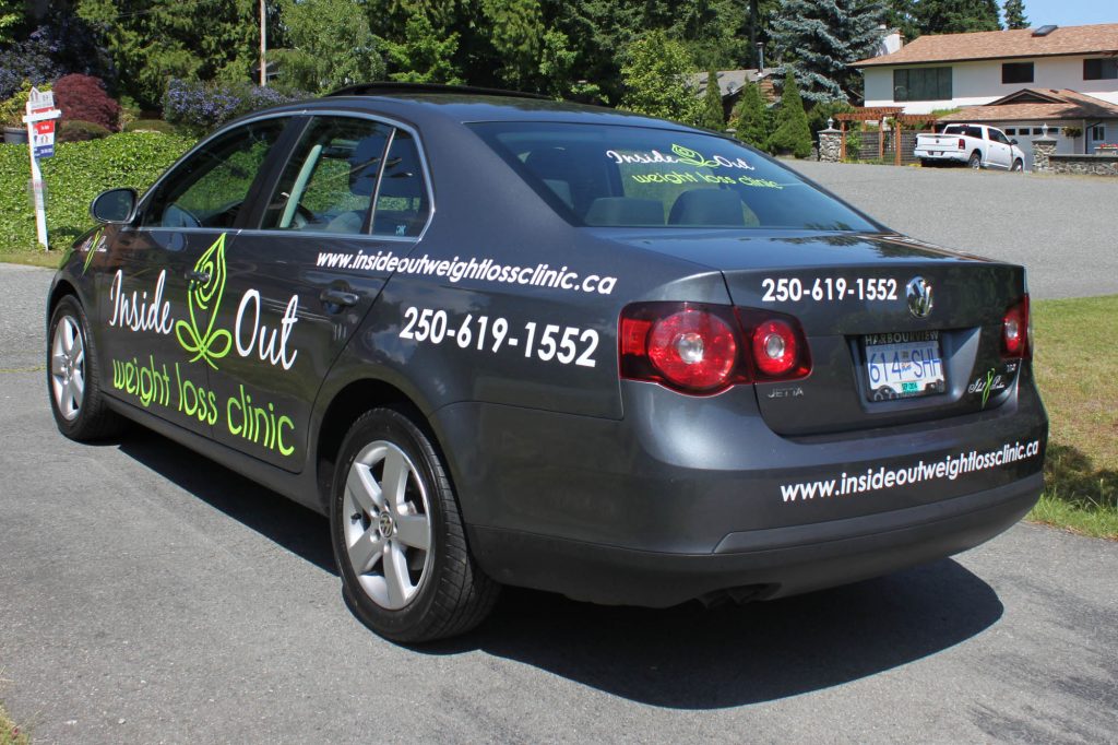 Weight Loss Cut Vinyl Vehicle Decals
