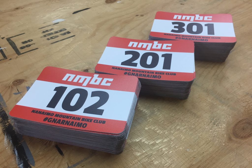 Plastic Race Plate Signs