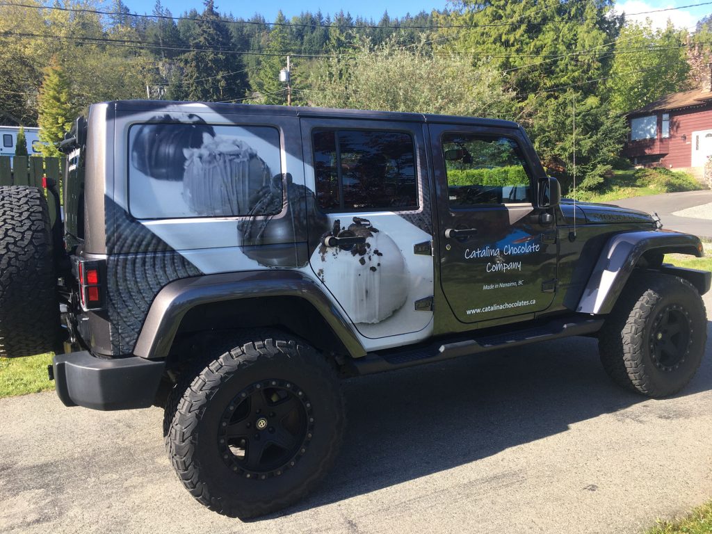 Catalina Chocolate Vehicle Wrap 3