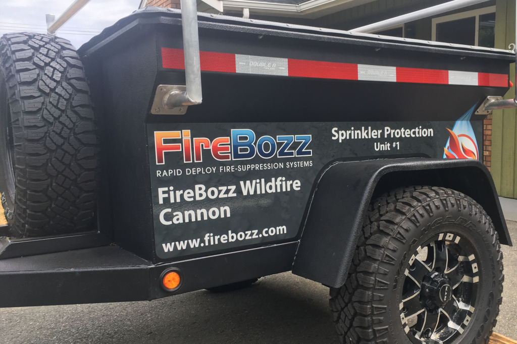 Fire Bozz Reflective Trailer Decals