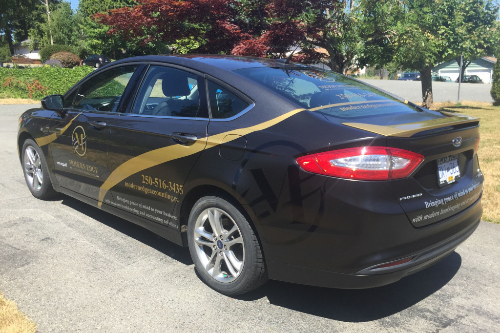 Modern Edge Accounting Vehicle Wrap